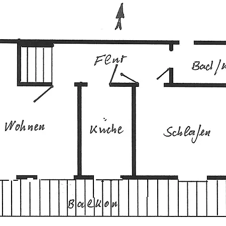 Apartment Mit Balkon Und Schleiblick