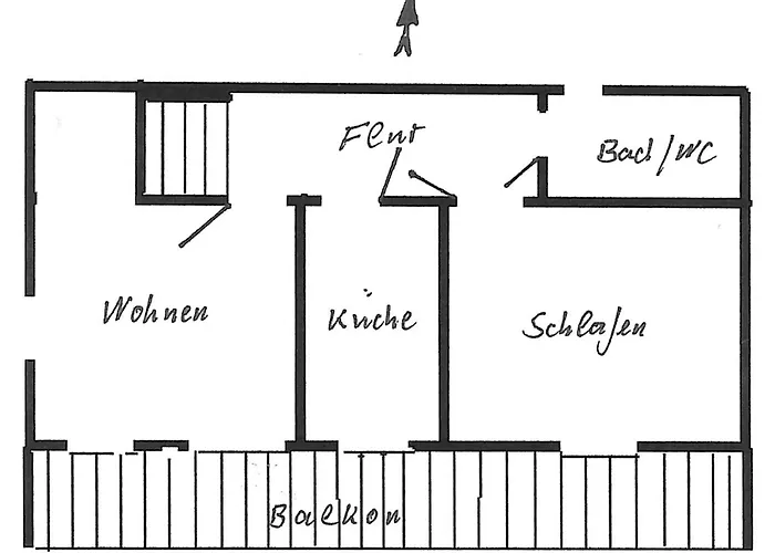 Apartamento Mit Balkon Und Schleiblick